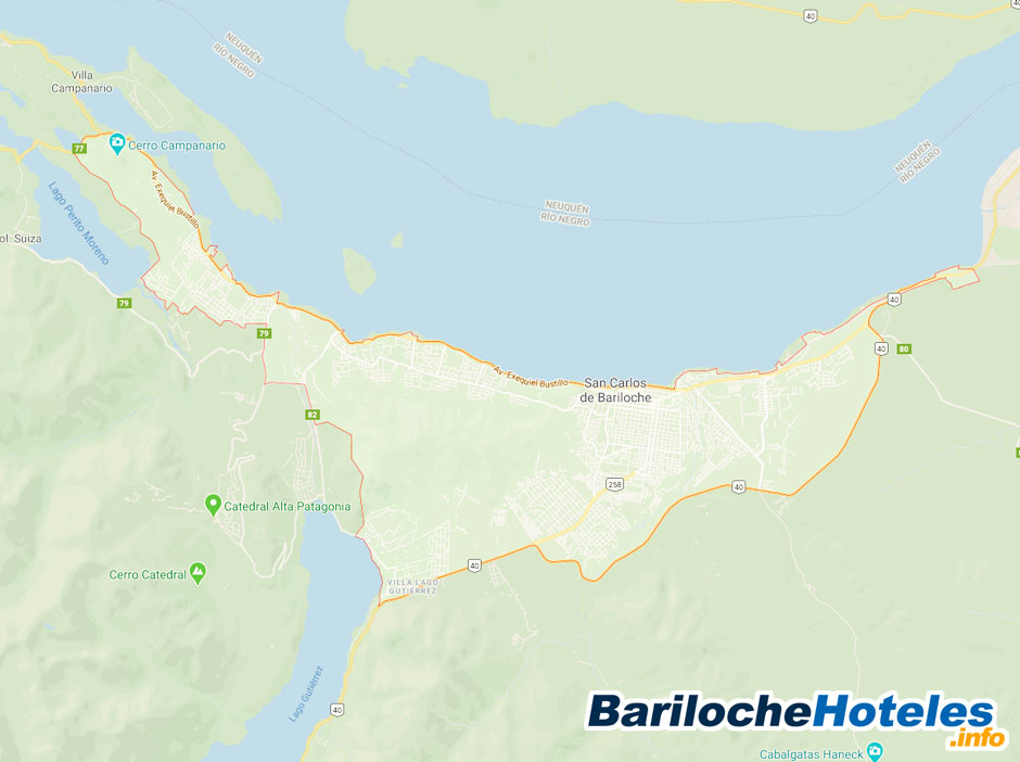 Planos y Mapas de Bariloche